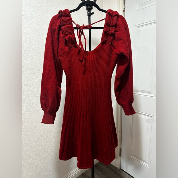 CIDER RED DRESS - Picture 2 of 3